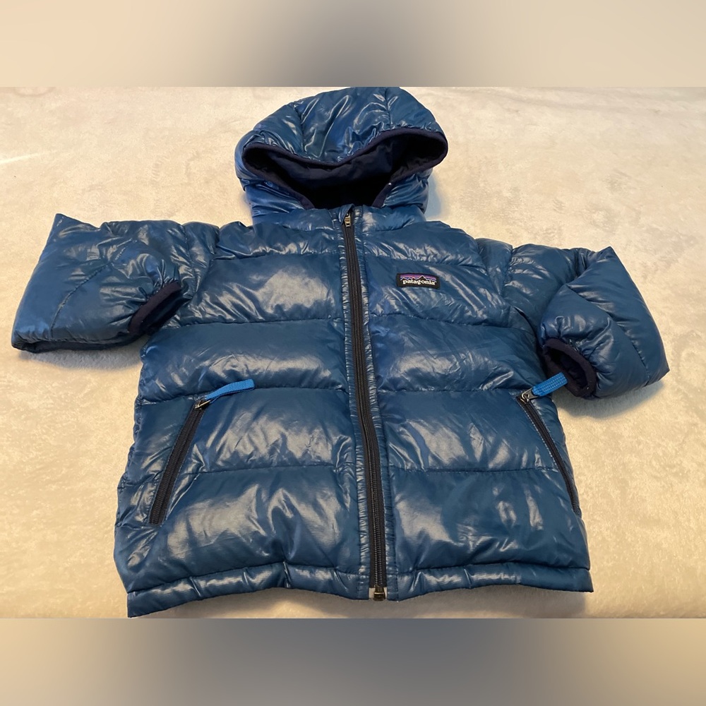 Patagonia Navy Puffer Jacket - Picture 1 of 5